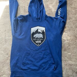 Vans Blue Hoodie for Men